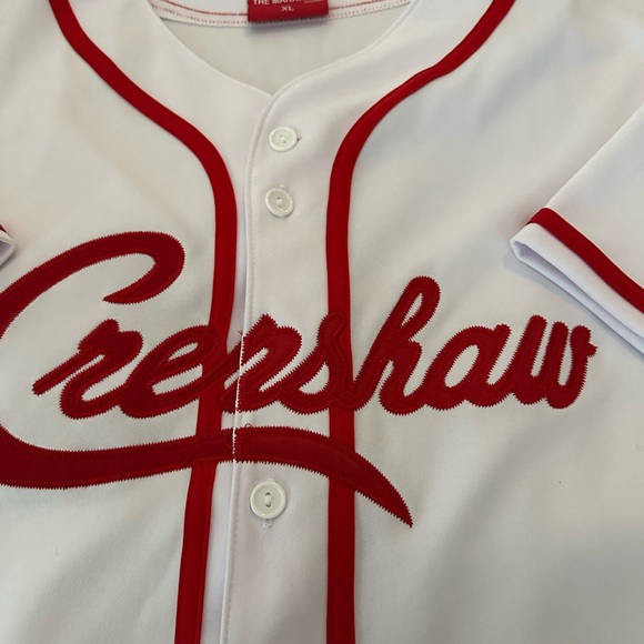 Creenshaw White and Red Baseball Jersey - Picture 2 of 3